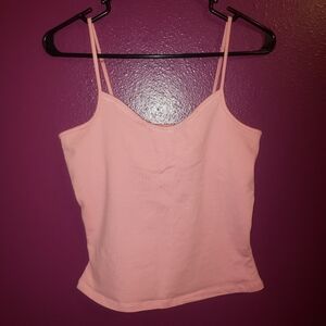 Vintage Route 66 Pink Cami Built In Bra